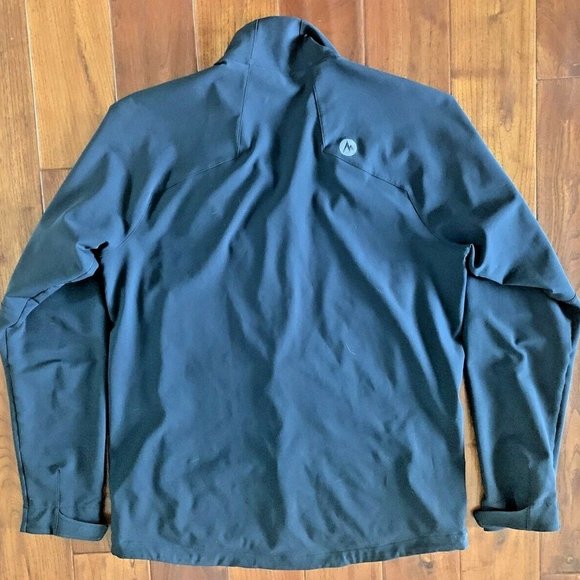 Marmot Bero Softshell Jacket Men’s size Large Windproof Black L900936 M3A - Picture 7 of 10